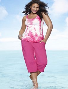 Tie Dye Tank & Capri Ensemble